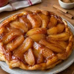 Tarte tatin aux pommes caramélisées et cannelle - Facile fait maison