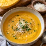 Velouté de courge spaghetti au parmesan - Facile fait maison