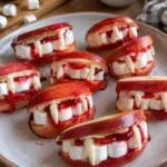 Dentiers de vampire aux pommes et guimauves - Facile fait maison
