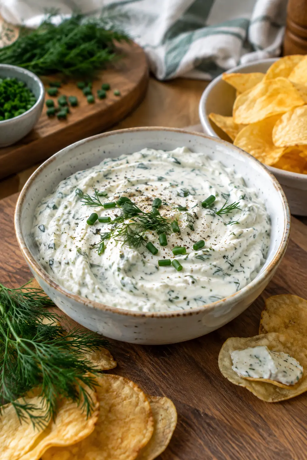 Dip apéro au fromage frais et fines herbes - Facile fait maison