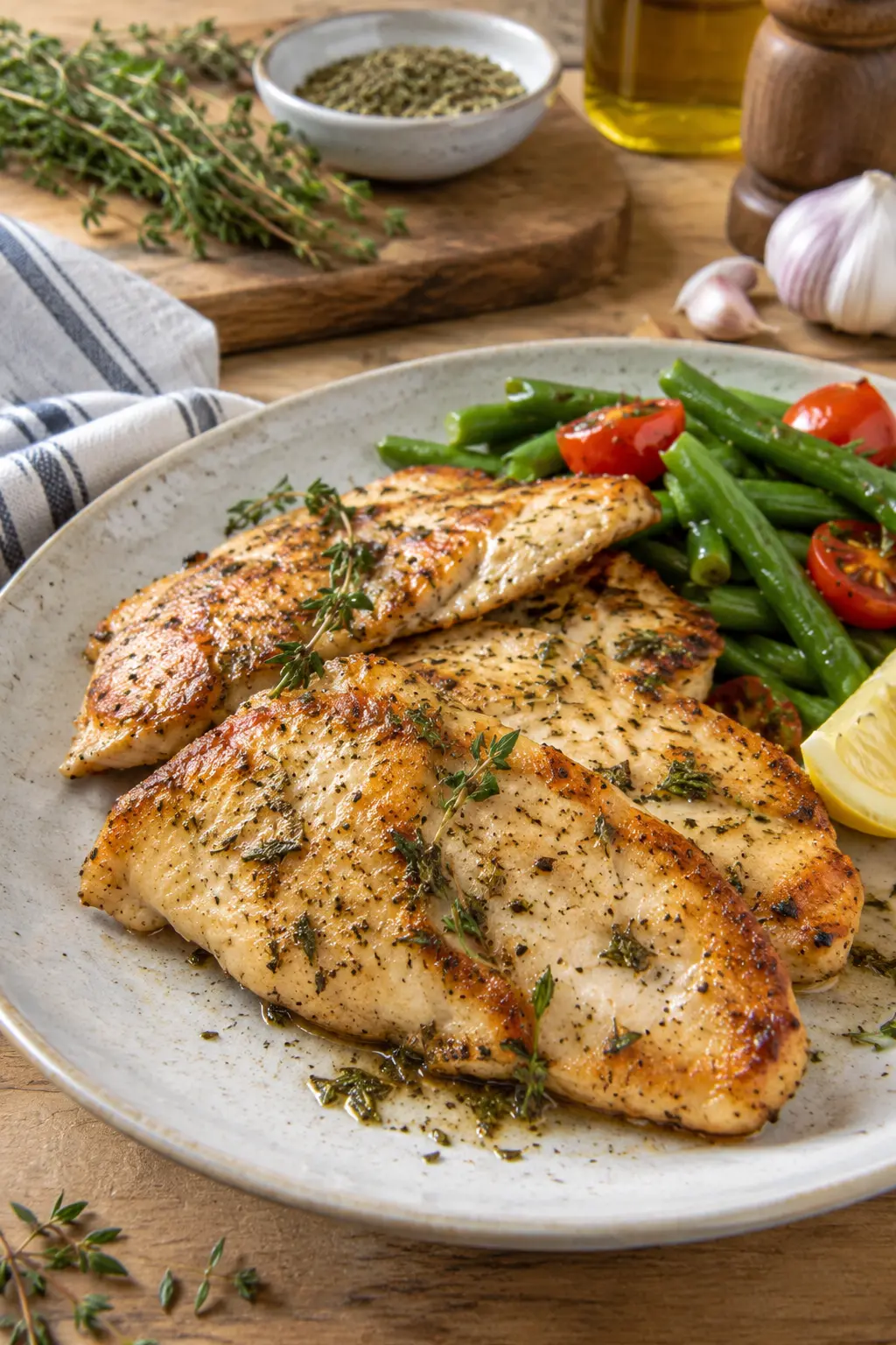 Escalopes de dinde aux herbes de Provence - Facile fait maison