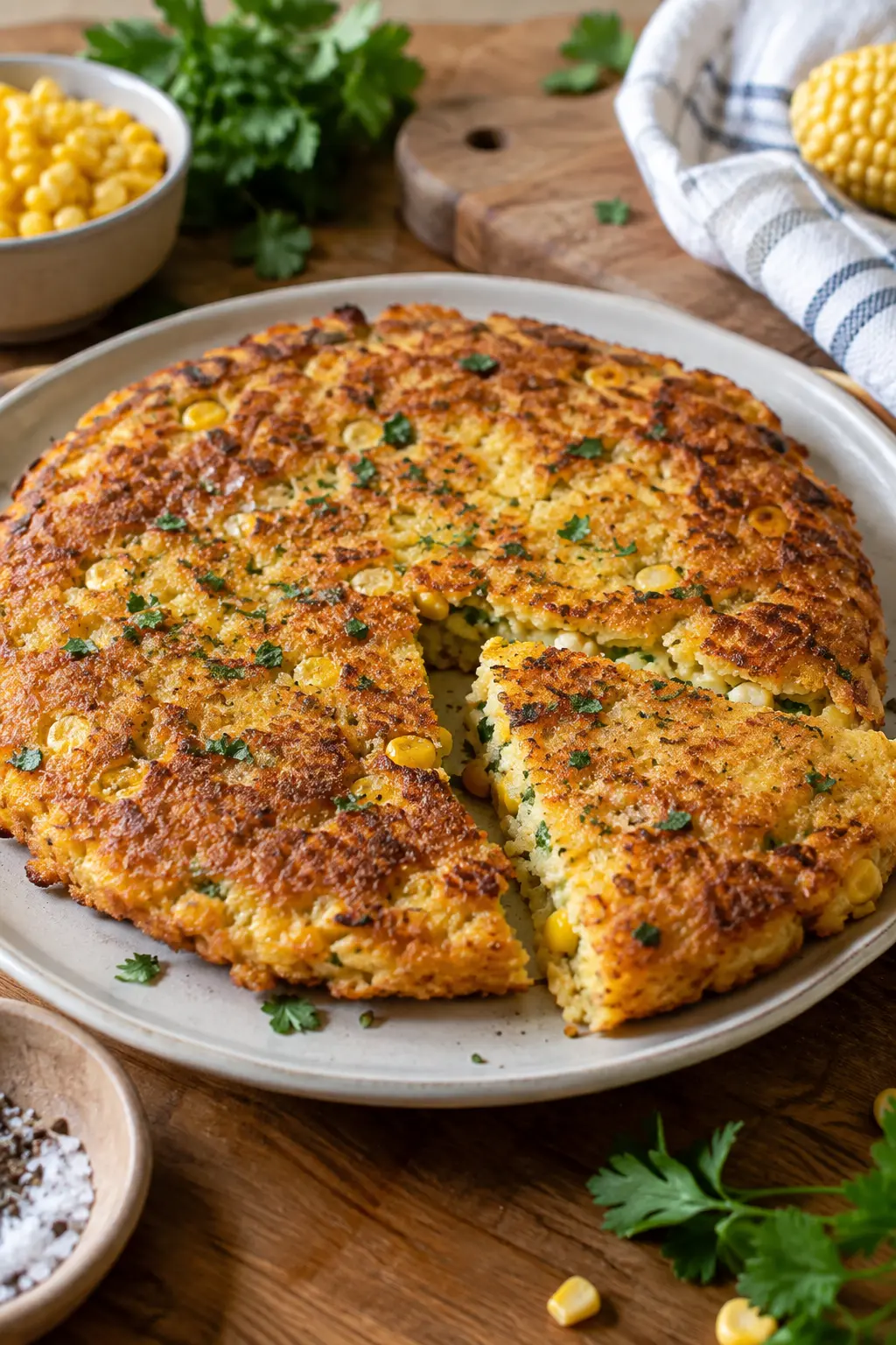 Galette de maïs croustillante - Facile fait maison