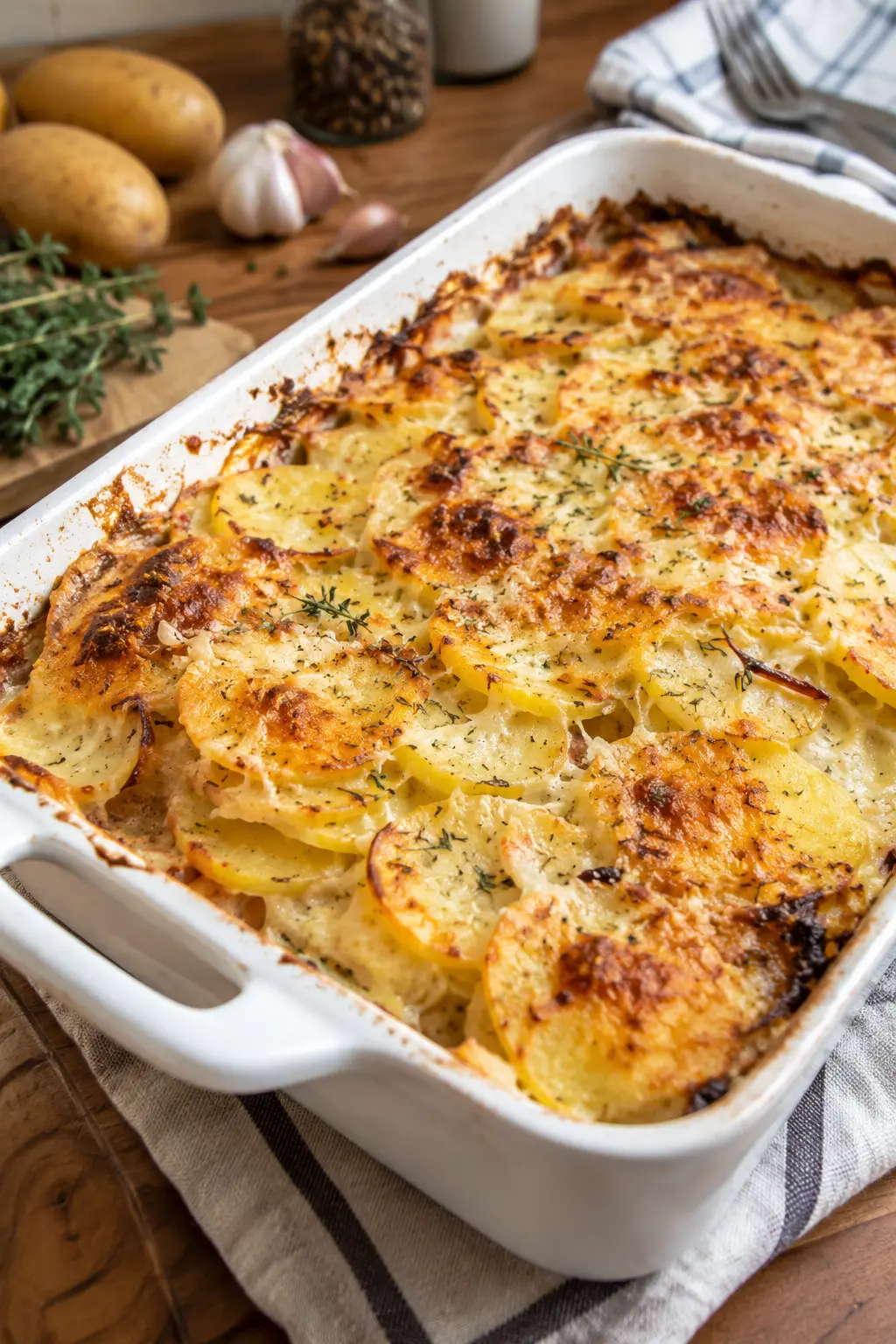 Gratin de pommes de terre à l'ancienne - Facile fait maison