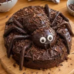 Gâteau araignée d'Halloween - Facile fait maison
