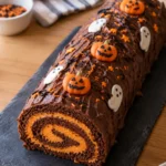 Gâteau roulé d'Halloween - Facile fait maison