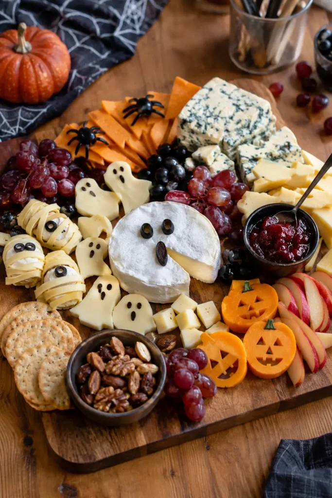 Plateau de fromages hanté d'Halloween - Facile fait maison