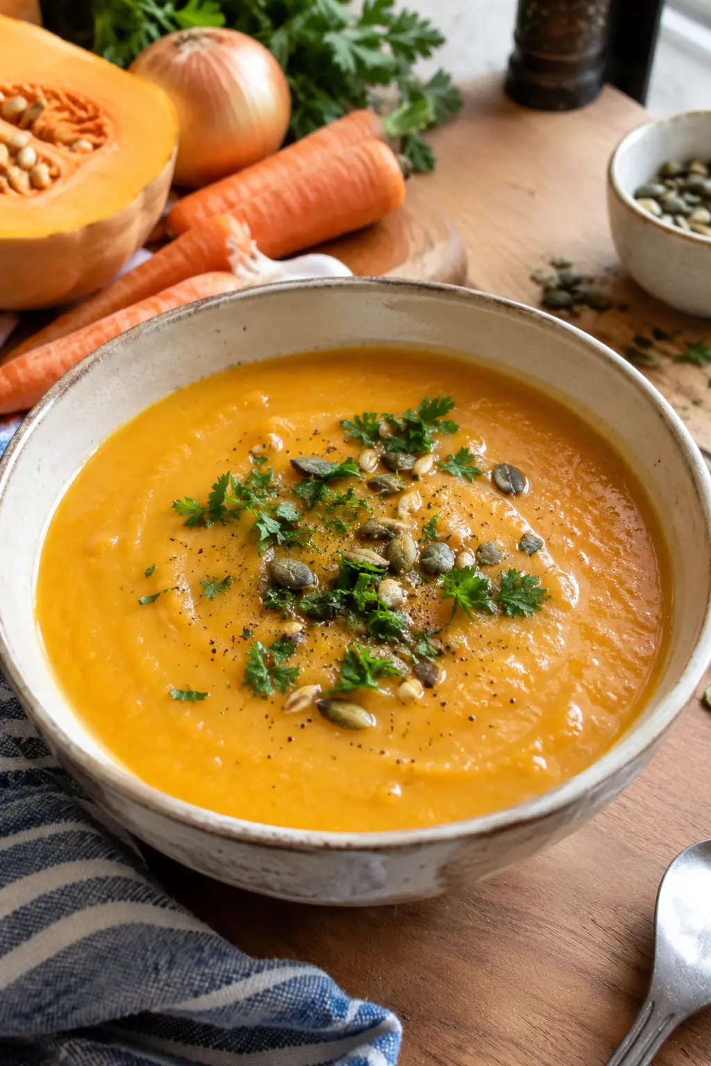 Potage de légumes d'automne - Facile fait maison