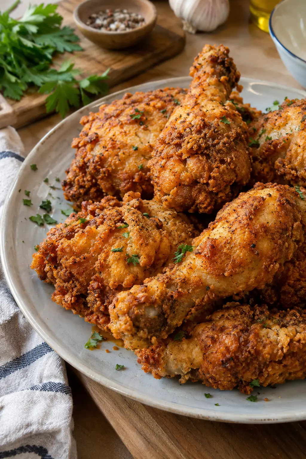 Poulet frit à la française - Facile fait maison
