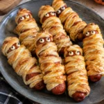 Saucisses momies d'Halloween en pâte feuilletée - Facile fait maison