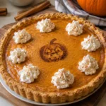 Tarte sucrée à la citrouille d'Halloween - Facile fait maison