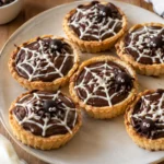 Tartelettes toiles d'araignée d'Halloween - Facile fait maison
