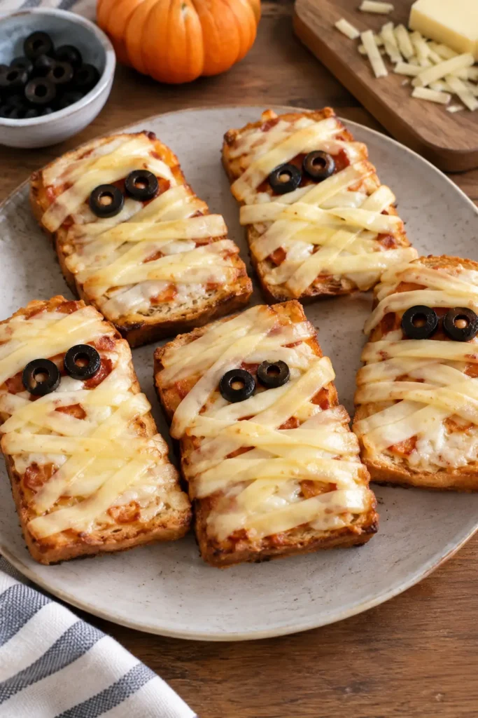 Toasts momies d'Halloween - Facile fait maison