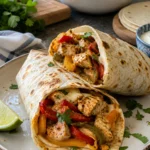 Tortillas mexicaines maison, poulet et légumes - Facile fait maison